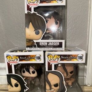 Funko Pop Attack on Titan Eren Jaeger Trio